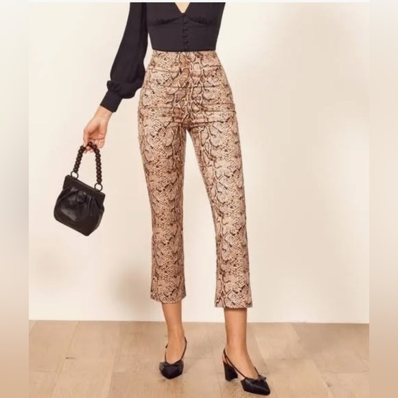 Reformation Pants - Reformation Marlon Snake Pant 4